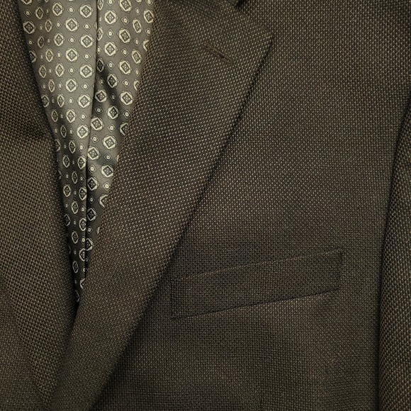 Lauren Ralph Lauren Men's 42R (40.5) Blazer Brown Sport Coat Jacket Rayon Poly - Picture 3 of 9